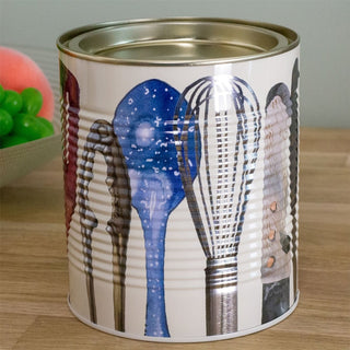 Emma Bridgewater Making & Baking Utensil Ridged Tin | Kitchen Canister Tin Caddy