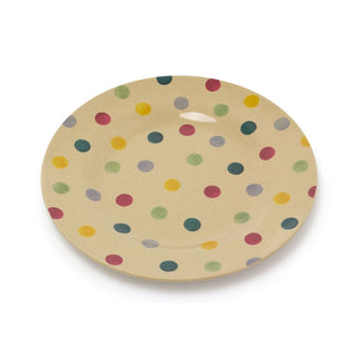 Emma Bridgewater - Polka Dot Rice Husk Plate | Polka Dot Dinner Plate - 25.5cm