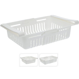 Expandable Fridge Drawer Organiser, 20 - 28cm Under Shelf Fridge Storage Drawer