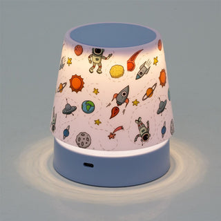 Extendable Kids LED Space Table Lamp | Dimmable Children's Bedside Night Light