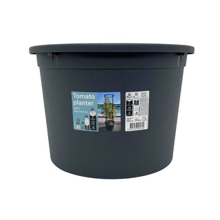 Extra Large Grey Tomato Planter with Support Cage, Vertical Tomato Grower Pot