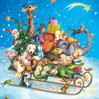 Whizzing Through The Snow Christmas Advent Calendar Traditional Advent Calendar