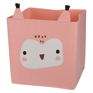 Forest Friends Toy Storage Basket Storage Box | Kids Animal Storage Cube - Owl