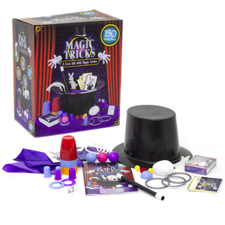 Childrens Magic Set Box Of Magic | 150 Magic Tricks For Kids Wand & Top Hat