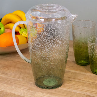 Green Bubbles 2 Litre Water Jug Pitcher | Outdoor Jug Picnic Water Pitcher Jug