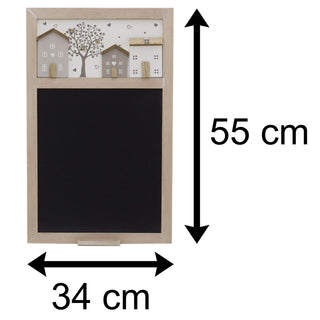 55cm Shabby Chic House Design Wooden Blackboard | Hanging Chalkboard Memo Board | Kitchen Wall Decor Chalk Board