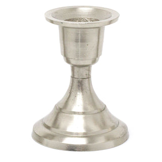 Stylish Aluminium Short Candle Holder | Candlestick Holders Candle Stand | Table Decoration - Design Varies One Supplied