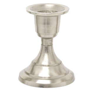 Stylish Aluminium Short Candle Holder | Candlestick Holders Candle Stand | Table Decoration - Design Varies One Supplied