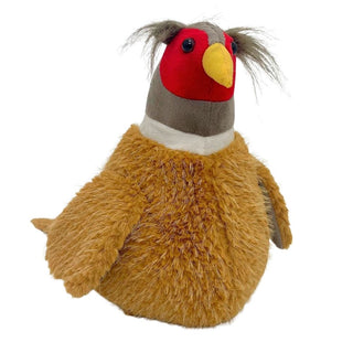 Monty Pheasant Door Stop, 23cm Weighted Faux Fur Bird Doorstop - 1.5kg