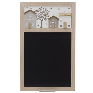 55cm Shabby Chic House Design Wooden Blackboard | Hanging Chalkboard Memo Board | Kitchen Wall Decor Chalk Board