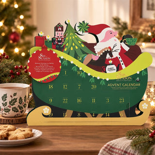 English Tea Shop Advent Calendar 2026, Santa's Sleigh With 24 Festive Teas