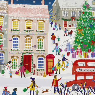 Joys of the Season 3D Christmas Advent Calendar, Freestanding 24 Door Calendar