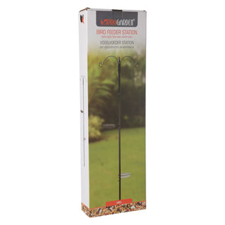 Black Metal Bird Feeders Hanging Station | Bird Feeder Pole Bird Water Feeder Hanging Bird Feeders | Bird Seed Feeder Bird Bath