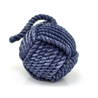 12Cm Blue Nautical Rope Doorstop ~ Small Rope Door Stop