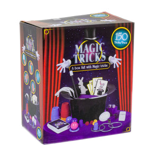 Childrens Magic Set Box Of Magic | 150 Magic Tricks For Kids Wand & Top Hat