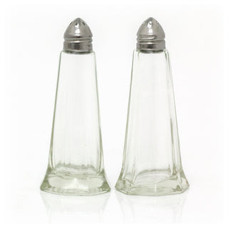 Classic Glass Lighthouse Salt & Pepper Shakers | 2-Piece Salt And Pepper Pots