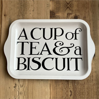 Emma Bridgewater Black Toast & Marmalade Small Tin Tea Tray 24cm