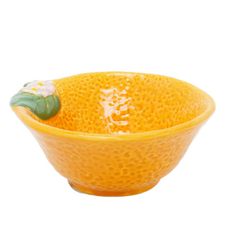 Orange Shaped Snack Bowl, 200ml Ceramic Serving Bowl, Nibbles Dish - 12cm