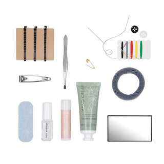 11 Piece Women's Mini Emergency Kit | Beauty Travel Essentials Survival Kit