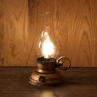 Antique Style Battery Operated Dimmable LED Lantern ~ Stunning Decorative Metal Light