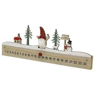 Reusable Christmas Advent Countdown Ruler, 39.5cm Sliding Marker Calendar
