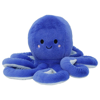Fabric Blue Octopus Door Stop, 16 cm Coastal Sea Life Door Stopper