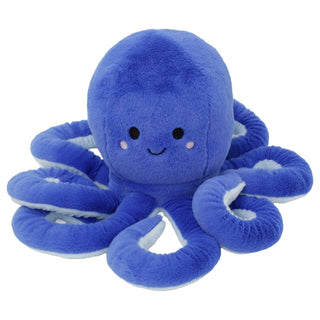 Fabric Blue Octopus Door Stop, 16 cm Coastal Sea Life Door Stopper
