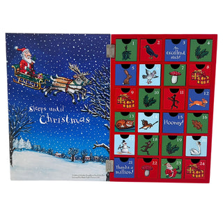 Stick Man Wooden Fill Your Own Advent Calendar with Drawers, Christmas Countdown