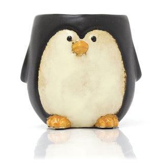 Cute Penguin Plant Pot | Novelty Ceramic Cactus Succulent Herb Planter