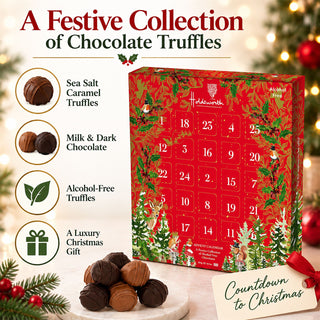 Holdsworth Chocolates Luxury Christmas Advent Calendar, Caramel Truffles