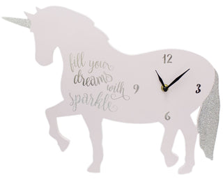 Magical Unicorn Design Decorative Wall Bedroom Nursery Clock ~ Design Varies