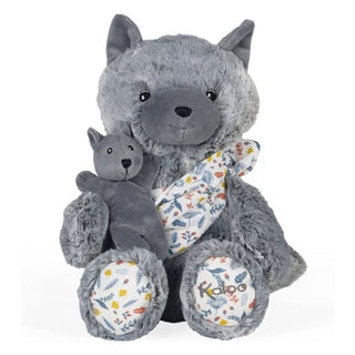 Kaloo Maman Louve Louise Mummy Wolf Soft Toy 36cm | Plush Mama & Baby Wolf