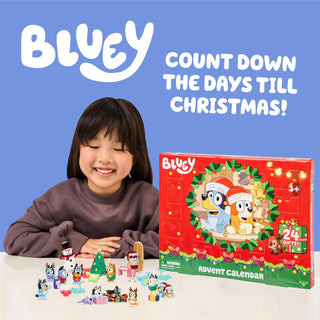 Bluey Christmas Advent Calendar, 24 Surprises with Figures and Accessories