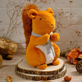 Fern the Squirrel Doorstop | Fabric Squirrel Door Stop with Bushy Tail - 27cm