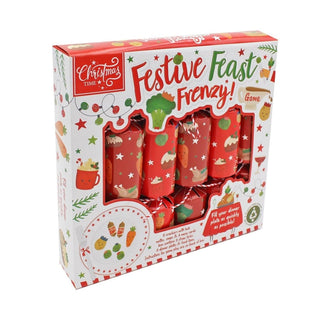 Festive Feast Frenzy Game | 6 Family Christmas Crackers Christmas Dinner Game
