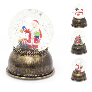 LED Christmas Snow Globe Dome Water Ball | Light Up Christmas Globe | Festive Snow Dome Christmas Decorations