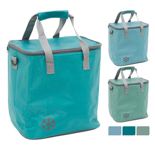 Cool Bag Insulated Picnic Bag 18 Litre | Portable Collapsible Cooler Bag Lunch Tote Bag | Camping Cooler Shopping Bag - Colour Varies One Supplied