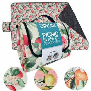 Foldable Waterproof Picnic Blanket, 115 x 185cm, Large Outdoor Beach Blanket