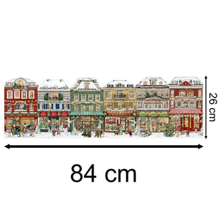 Freestanding Christmas Advent Calendar The Christmas Shops | Fold Out Advent Calendar Traditional Advent Calendar | Picture Advent Calendar Paper Advent Calendar