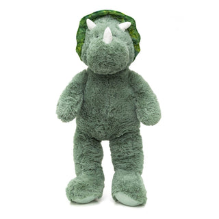 Giant Green Triceratops Plush Toy | Super Soft Dinosaur Teddy for Kids - 100cm