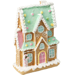 Gingerbread House Ornament | Christmas Gingerbread Cookie Style Frosted House