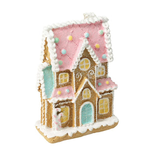 Gingerbread House Ornament | Christmas Gingerbread Cookie Style Frosted House