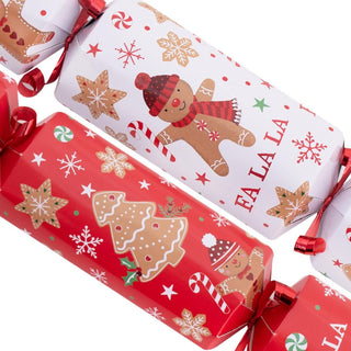 Gingerbread Kazoo Christmas Game Crackers | Set of 6 Musical Christmas Crackers