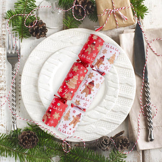 Gingerbread Kazoo Christmas Game Crackers | Set of 6 Musical Christmas Crackers