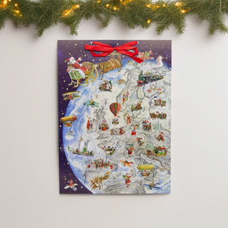 Giving Gift on Christmas Eve | Santa’s Journey Christmas Advent Calendar 52x38cm