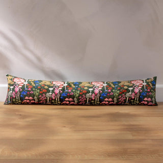 Green Amanita Fabric Draught Excluder | Mushroom Fungi Velvet Draft Excluder