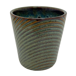 Green Ceramic Plant Pot 11cm Reactive Glaze Indoor Succulent Planter Flower Pot