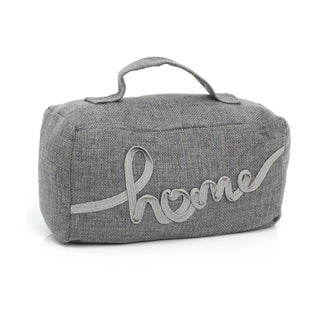 Grey Fabric Door Stop Decorative Indoor Rectangle Weighted Doorstop With Handle