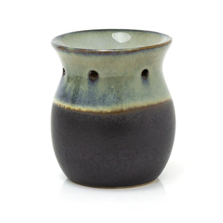 Grey Ombre Glaze Tea Light Essential Oil Burner | Ceramic Wax Melt Burner