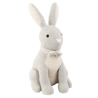 Harvey Rabbit Door Stop, 1.4kg Fabric Hare Doorstop, 28cm Animal Door Stopper